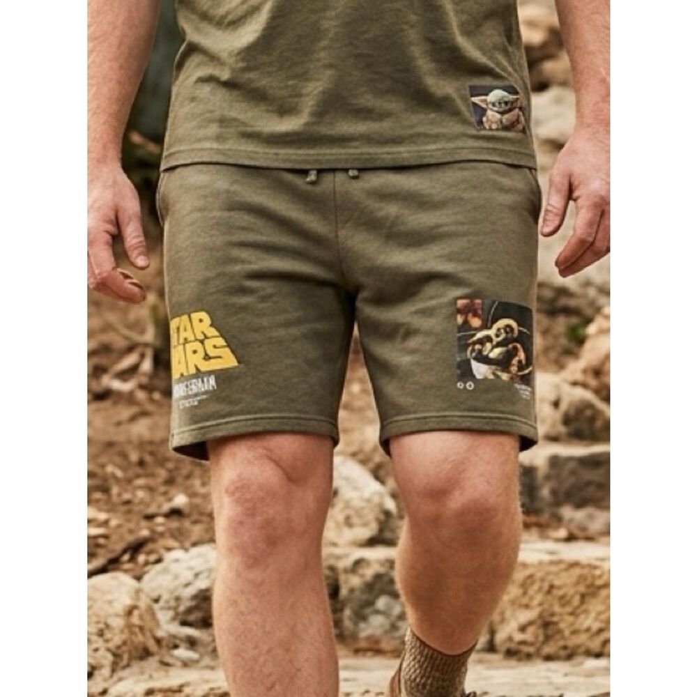 NWT - Star Wars Gray Pull On Shorts w/Drawstring- Size 3XL